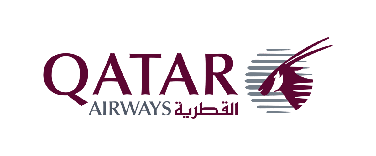 Qatar Airways Logo wine  1200x500